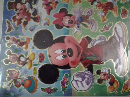 Mickey mouse sticker sheet
