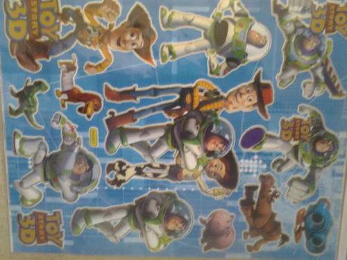 Toy story sticker sheet