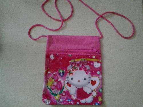 String bag Hello kitty 17x14cm, perfect for parties