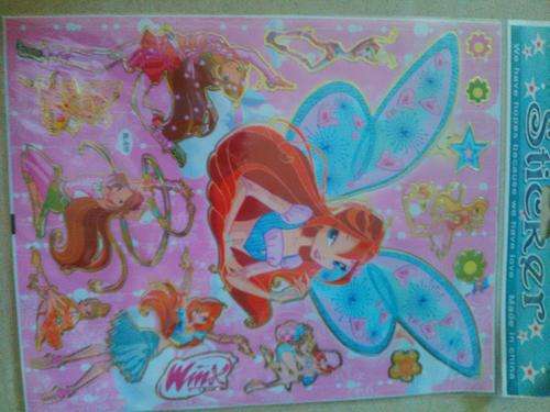 winx  sticker sheet