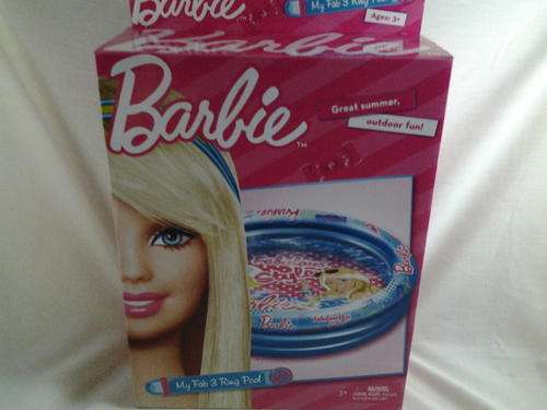 Barbie 3 ring swimming pool, was R160 now R90