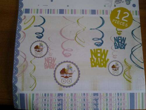 Baby shower decoration kit