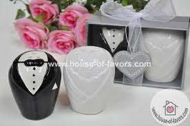 25 Sets, Wedding salt and pepper bride and groom shakers, wedding favor,