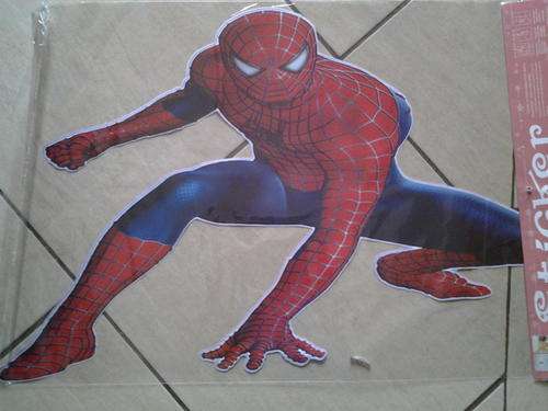 XL spiderman wall sticker, Ideal for party decor +-85cm