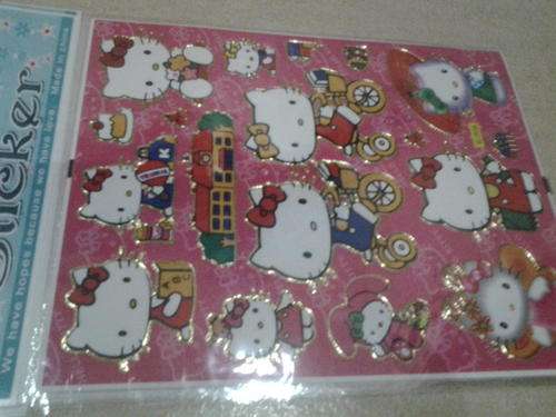 Hello kitty sticker sheet