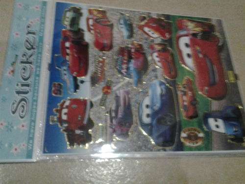 Mcqueen cars sticker sheet