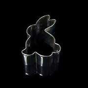Metal Fondant bunny cookie cutters, cut fun shapes from rolled fondant, 3 piece