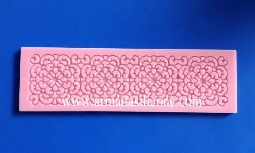 Silicone fondant / sugarpaste lace mould