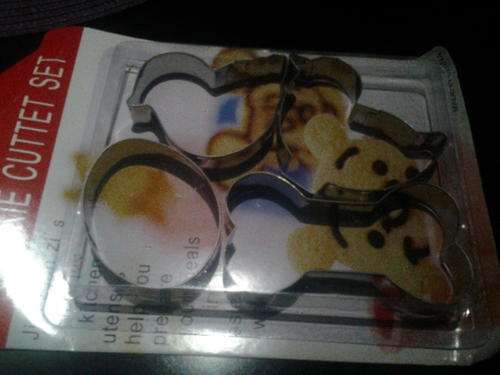 Fondant / cookie  Cutter metal dog bone, egg, bird, chicken