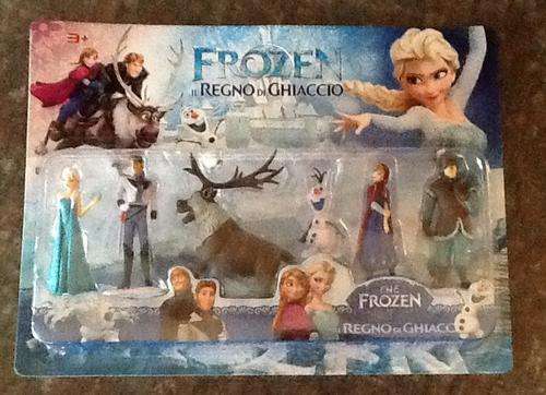 Frozen figurine set of 6 -  9cm - can work as caketopper
