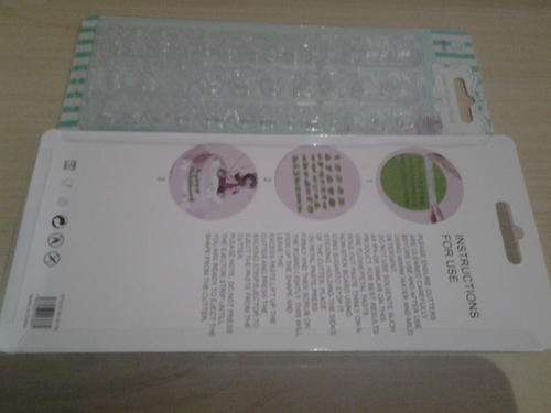 Alphabet fondant ruler cutter embosser