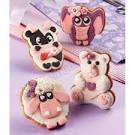 Animal Fondant plunger cutter, sheep, elephant, bear, cow