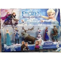 Frozen figurine set of 6 -  9cm - can work as caketopper