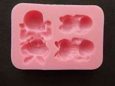 Silicone fondant sleeping baby mould