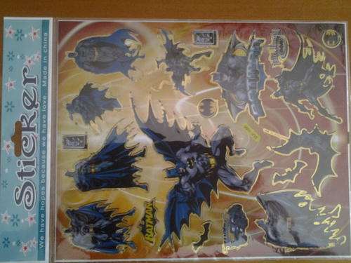 Batman sticker sheet