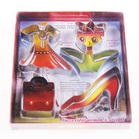 Metal handbag, shoe, dress Fondant cookie Cutter