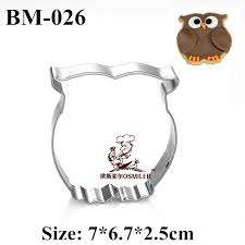 owl cookie cutter metal