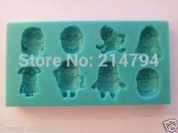 Silicone fondant Despicable me Minion Mould, size of mould 10.5x6.5cm