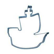 Pirate ship cookie cutter metal, 7x7cm
