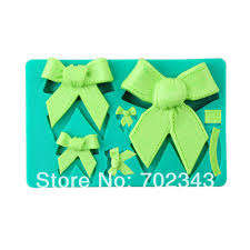 Silicone fondant / sugarpaste bows  mould