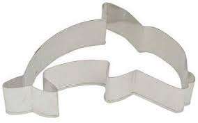 Dolphin cookie cutter metal, 6x4cm