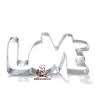 Love word cookie cutter metal, 9.5x4cm