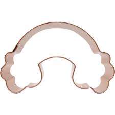 Rainbow cookie cutter metal, 8x5cm