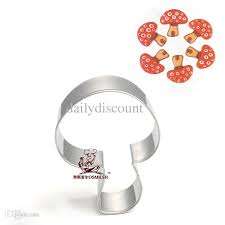 Mushroom cookie cutter metal, 7x6cm