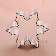 Snowflake cookie cutter metal, 8x9cm