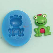 Frog silicone mould, for choclate or fondant, size of mould 5x4cm