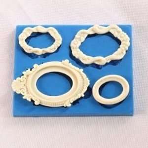 Frames silicone mould, for choclate or fondant, size of mould 10x7.5cm