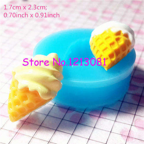 Fondant Ice Cream silicone mould size of mould 3cm