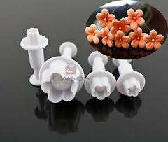 Fondant plunger Cutter, Flower Blossom