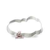 Cloud cookie cutter metal, 7.54x4cm