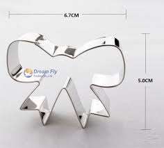 Bow  cookie cutter metal, 6.5x6cm