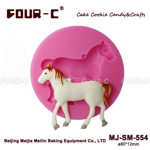 Horse silicone mould, for choclate or fondant, size of mould 7.5cm