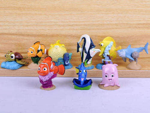 Finding Nemo Figurine set, 4-6.5cm, perfect to use as caketoppers