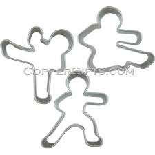 metal cookie cutter set, ninja, karate