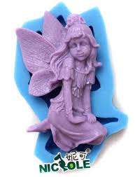 Fairy silicone mould, for choclate or fondant, size of mould 8.5x5cm