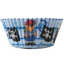 25 Cupcake holders/ wrappers Pirate