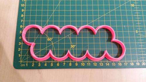 Rose fondant cutter, 16x5.5cm