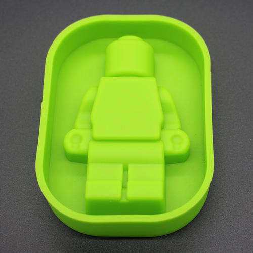 Silicone fondant Lego mould Man  9x6x2cm
