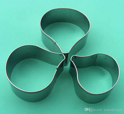 Hydrangea petal Metal Fondant cutters