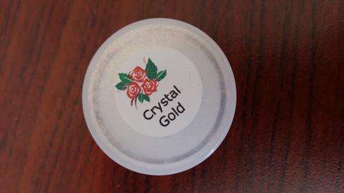 Edible glitter 6g, Crystal  Gold