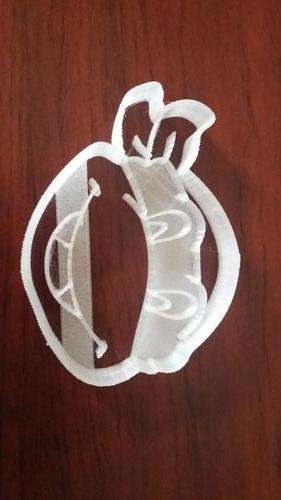 Turtle with band cookie cutter, 8x6cm