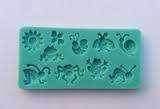 Silicone insects mould, size of mould  11 x 5.5 cm