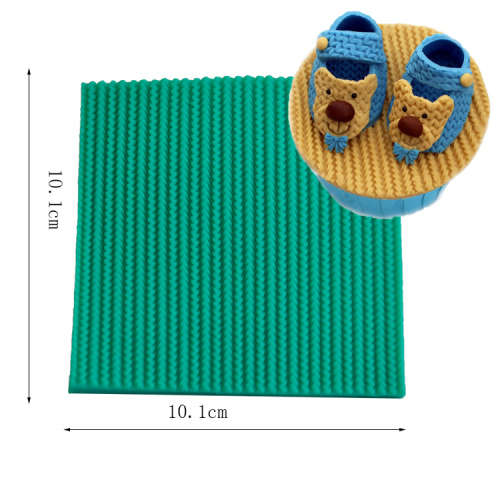 Silicone fondant  Crochet Impression B,  size of mould 9.5x9.5cm
