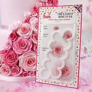 Easy Rose fondant cutter, 16x5.5cm