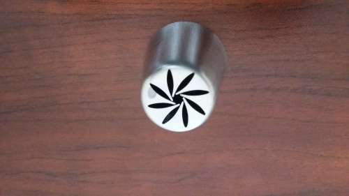 large Russian cake decorating metal nozzle, H