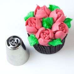 large Russian cake decorating metal nozzle, T